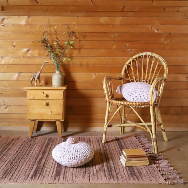 Téglavörös szőnyeg 100x150 cm Loomy – Nattiot-image-1