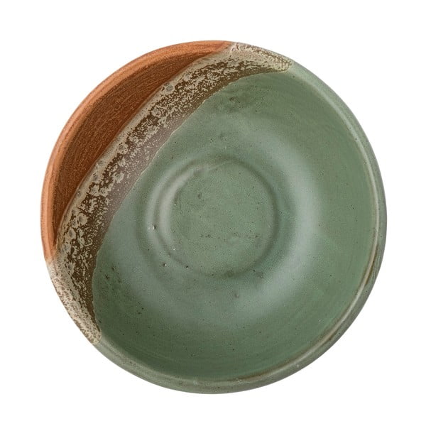Zöld-narancssárga agyagkerámia tálka 572 ml Paula – Bloomingville-image-3
