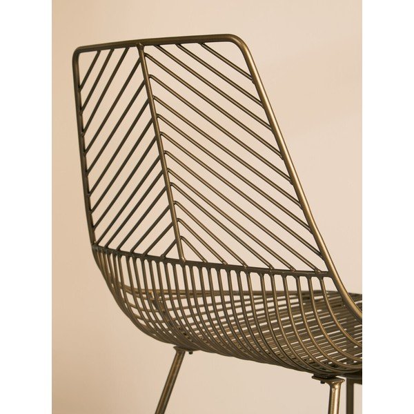 Bronzszínű fém étkezőszék District – Premier Housewares-image-4