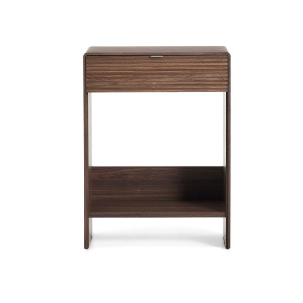 Sötét natúr színű komód diófa dekorral 60x81x37 cm Norlen – Kave Home-image-4