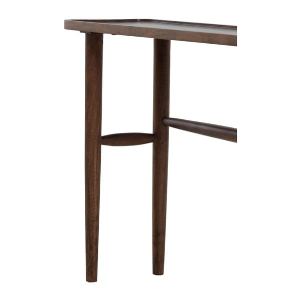 Barna akácfa konzolasztal 30x140 cm Qiano – Light & Living-image-4