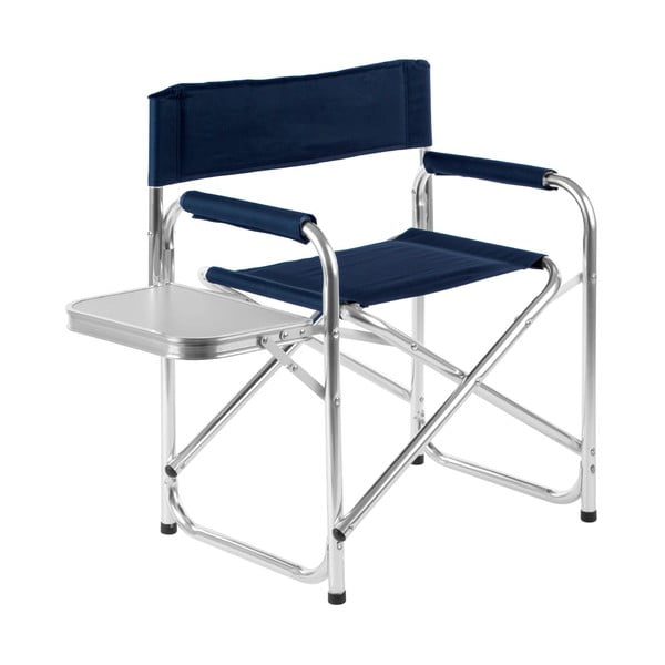 Hanna összecsukható kék kerti szék, tálcával - Premier Housewares