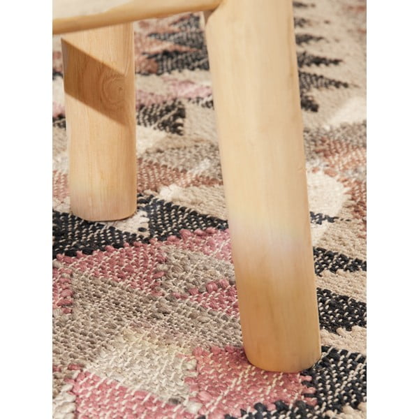 Szürke kézi szövésű juta futószőnyeg 80x200 cm Roya Parsa – Elle Decoration-image-3