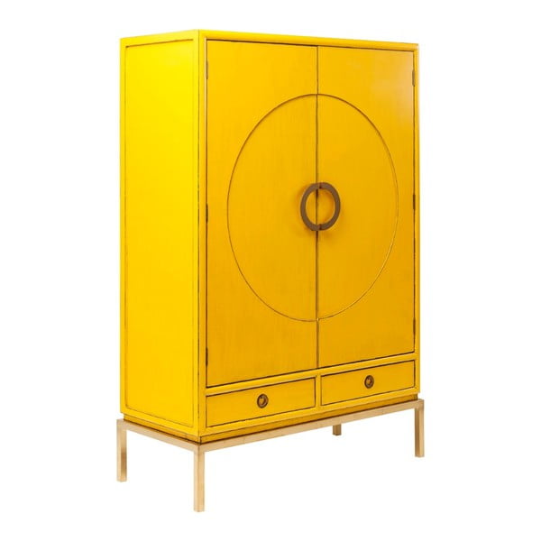 Disk citromsárga szekrény - Kare Design