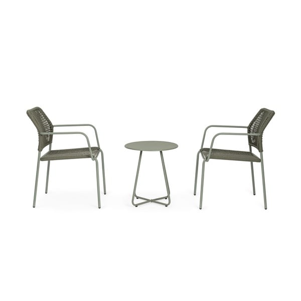 Acél kerek kerti kisasztal ø 45 cm Jable   – Bizzotto-image-1