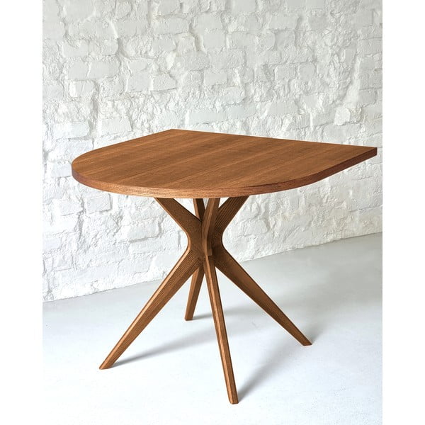 Étkezőasztal tölgyfa dekorral 90x90 cm Jubi – Ragaba-image-2