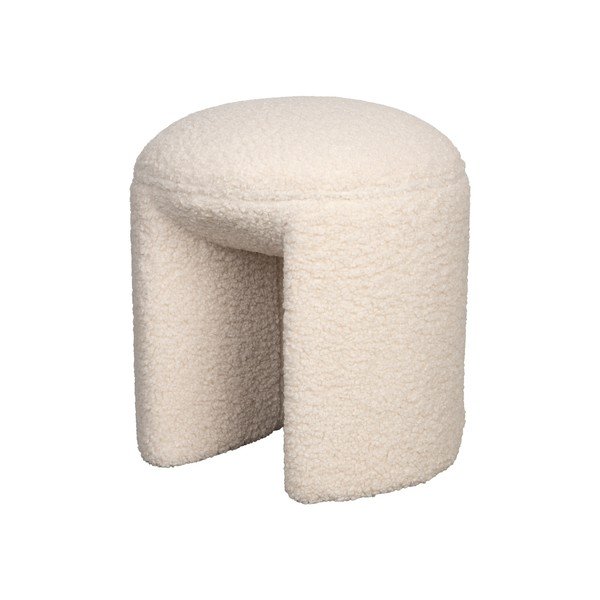 Krémszínű kárpitozott ülőke Noxx – White Label