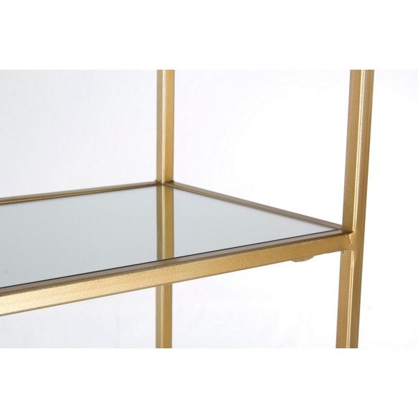 Aranyszínű acél könyvespolc 66x176x25,5 cm Elenor – Bizzotto-image-2