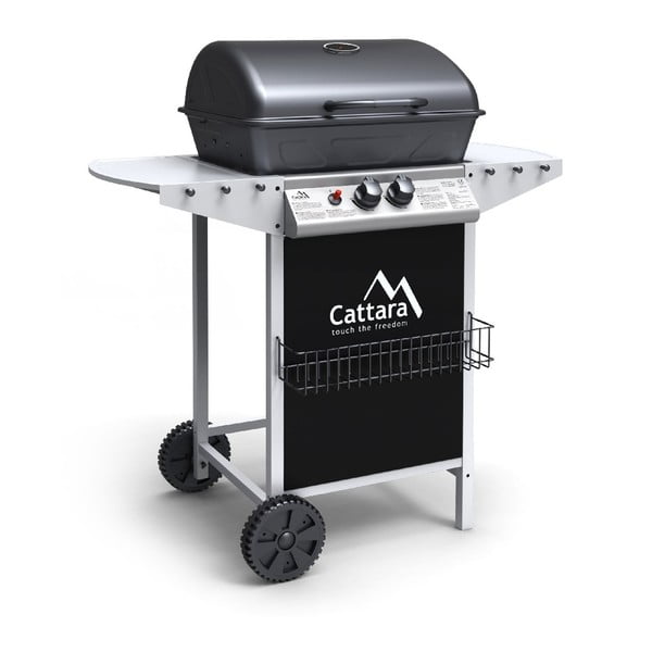 Party Point Flame Tamer gurulós kerti gáz grillsütő - Cattara-image-3
