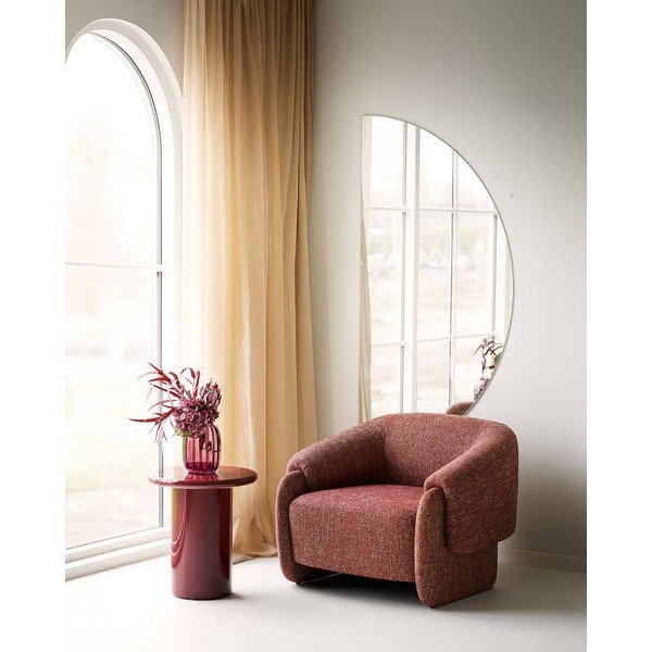 Piros kézzel készített üveg váza (magasság 21 cm) – House Nordic-image-4