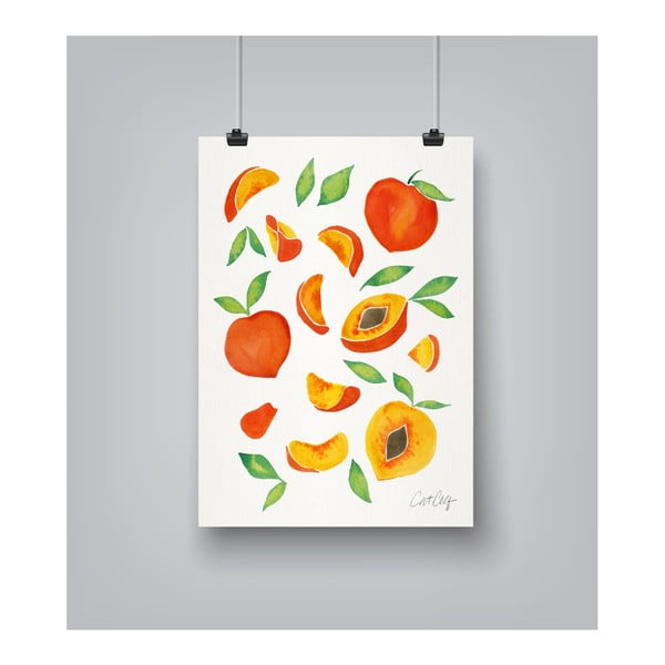Peaches by Cat Coquillette 30 x 42 cm-es plakát