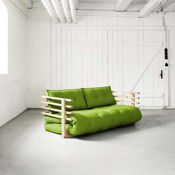 Funk Natural/Lime kihúzható kanapé - Karup