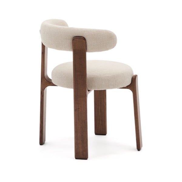 Barna-bézs kőrisfa étkezőszék Granite – Kave Home-image-4