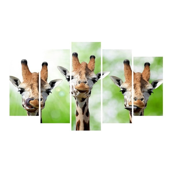Animal Giraffe többrészes vászonkép