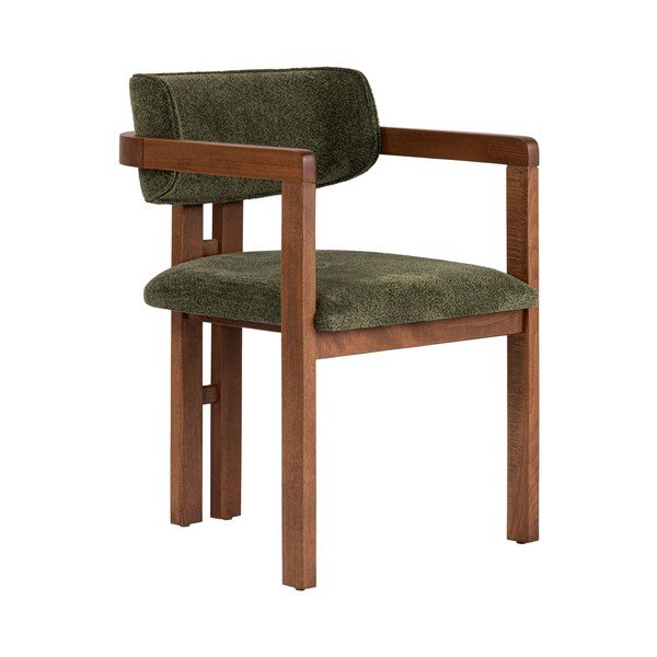 Sötétzöld karfás étkezőfotel Toscana – Kalune Design