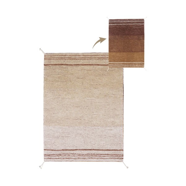 Téglavörös pamut szőnyeg 170x240 cm Twin Toffee – Lorena Canals-image-3