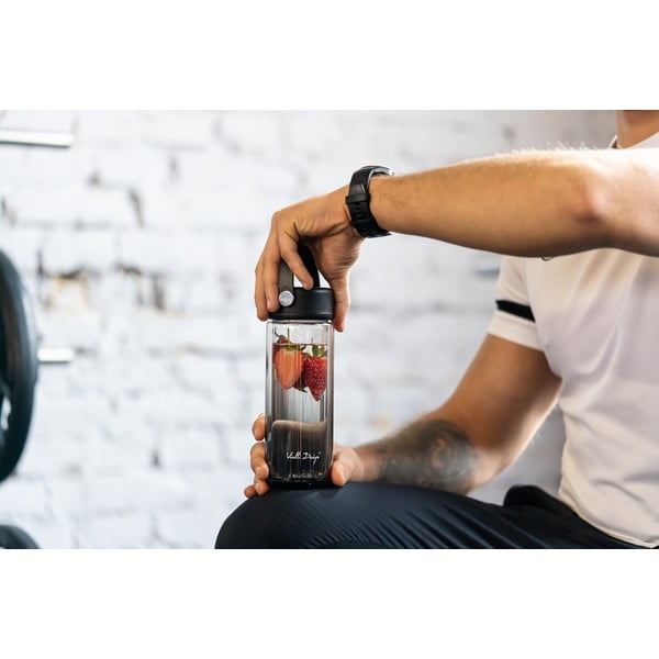 Fekete üveg ivópalack 350 ml Fuori – Vialli Design-image-2