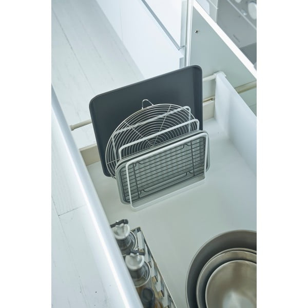 Tower fehér fém rendszerező - Yamazaki-image-1