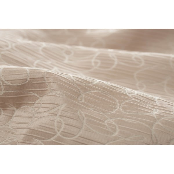 Bézs függöny 140x160 cm Florette – Mendola Fabrics-image-3