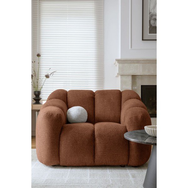 Terrakotta színű fotel Shell – Miuform-image-1