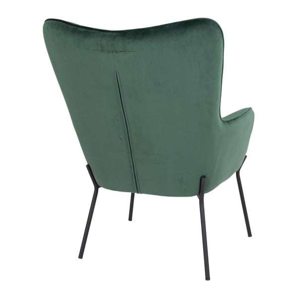 Zöld bársony fotel Glasgow – Bonami Essentials-image-4