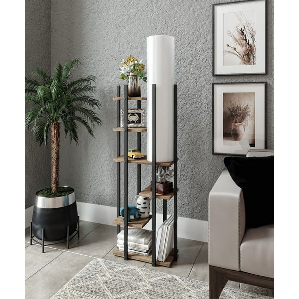 Fekete-fehér-natúr színű állólámpa (magasság 84 cm) Vogue – Opviq lights-image-2