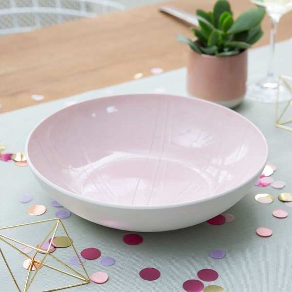 Leaf fehér-rózsaszín porcelán tálaló tányér, ⌀ 26 cm - Villeroy & Boch-image-1