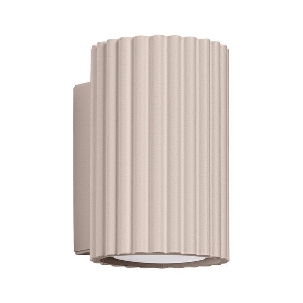 Szürkésbarna fém fali lámpa ø 6,5 cm Gleam – Sollux