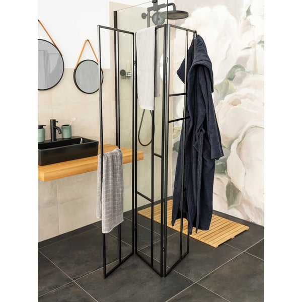 Fekete fém paraván Shakto - Wenko-image-2