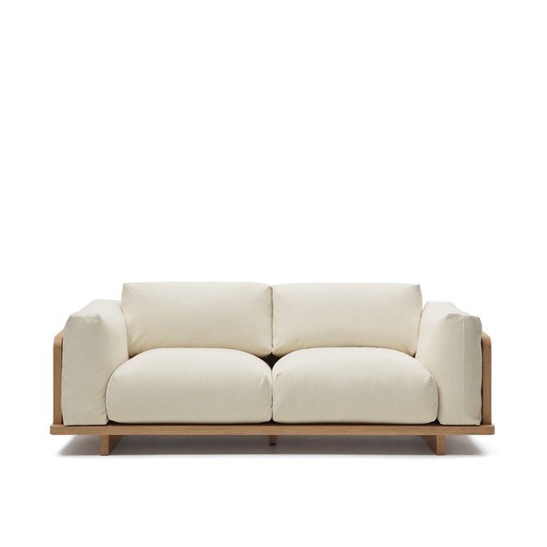 Bézs kanapé 225 cm Oaq – Kave Home