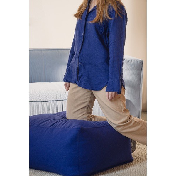 Kék gyapjú puff Keno – noo.ma-image-2