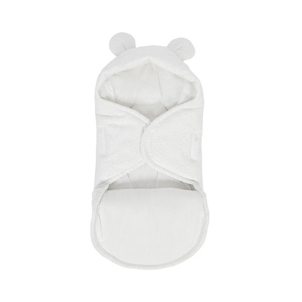 Fehér buklé babapólya 45x80 cm – Meowbaby-image-3