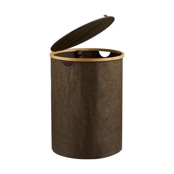 Barna textil szennyeskosár Noto – House Nordic-image-4