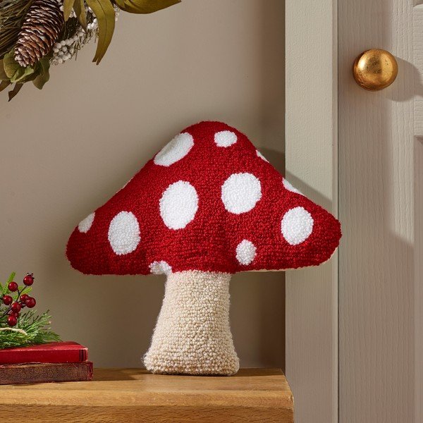 Díszpárna 35x20 cm Woodland Crochet – Catherine Lansfield-image-1