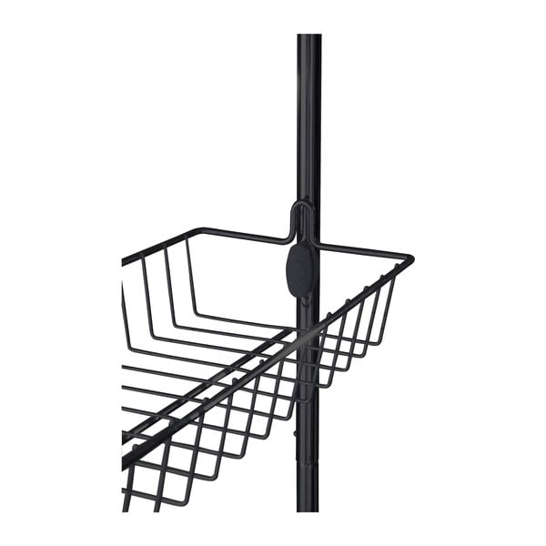 Fekete függő konyhai rendszerező ajtóra - Wenko-image-3