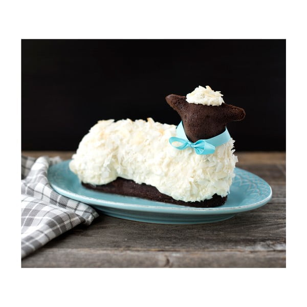 Bárány formájú, ezüst sütőforma, 700 ml - Nordic Ware-image-2