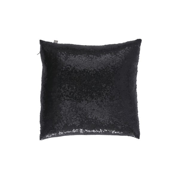 Diamond fekete flitteres díszpárna, 50 x 50 cm - Bella Maison