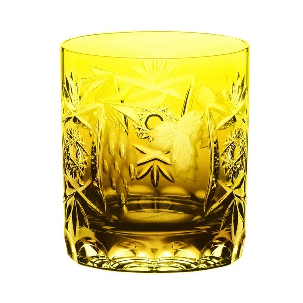 Traube Whisky Tumbler narancssárga kristályüveg whiskys pohár, 250 ml - Nachtmann