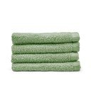 Zöld gyorsan száradó-frottír pamut törölköző szett 4 db-os 30x30 cm Quick Dry – Catherine Lansfield