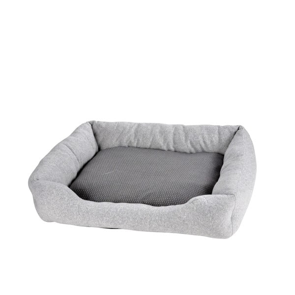 Világosszürke fekhely kutyáknak 50x38 cm Graphene – Love Story