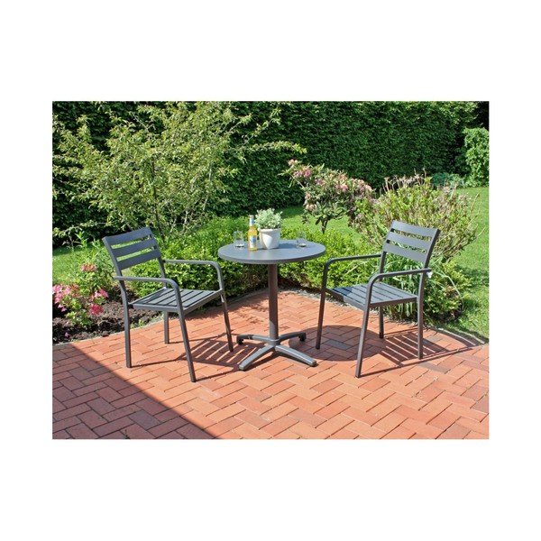 Szürke kerti fotel Treviso – Garden Pleasure-image-1