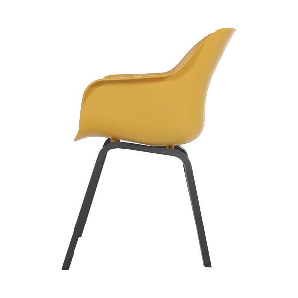 Okkersárga műanyag kerti szék szett 2 db-os Sophie Element – Hartman-image-2