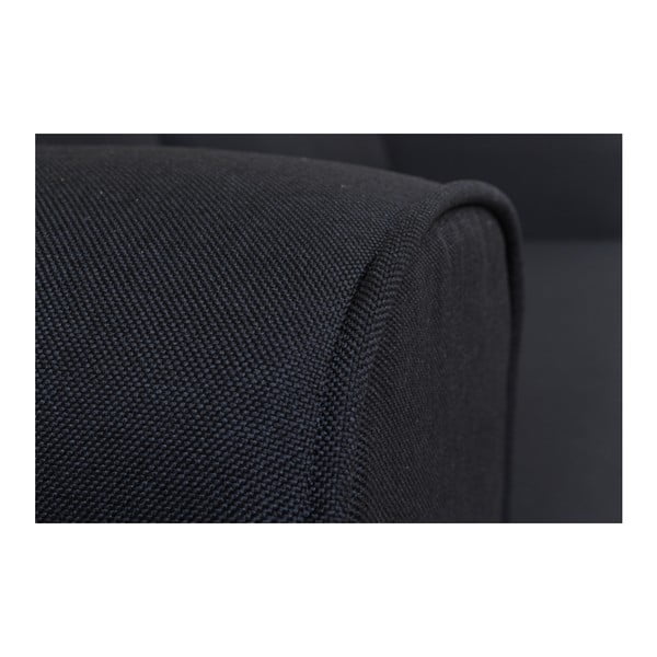 Honolulu fekete kinyitható kanapé - Cosmopolitan design-image-3