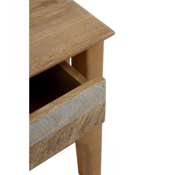 Natúr színű mangófa éjjeliszekrény Bella – Geese-image-4