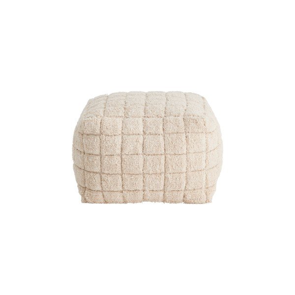Krémszínű puff Check – Ellos Home