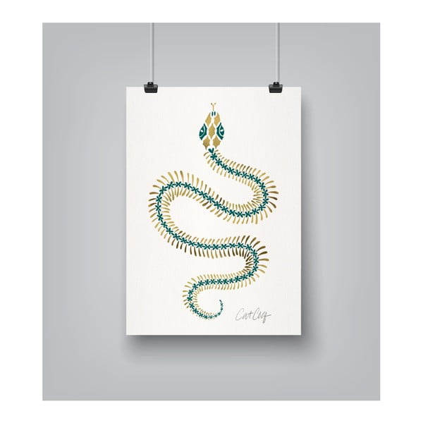 Serpent Skelet by Cat Coquillette 30 x 42 cm-es plakát