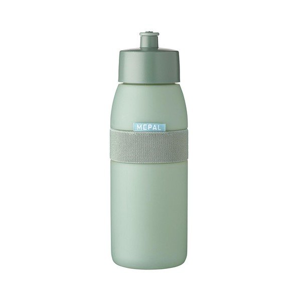 Zsályaszínű műanyag ivópalack 500 ml Ellipse – Mepal