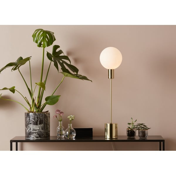 Uno Table Brass sárgarézszínű asztali lámpa - Markslöjd-image-1