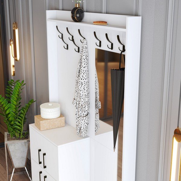 Fehér előszoba bútor Berlin – Kalune Design-image-4