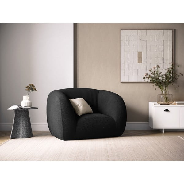 Sötétszürke buklé fotel Essen – Cosmopolitan Design-image-1